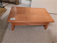 Small wood stool 16x9x7 H