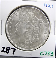 1921 MORGAN DOLLAR COIN