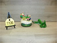 John Deere Santa Music Box & Blade