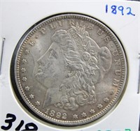 1892 MORGAN DOLLAR COIN