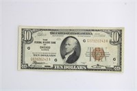 SERIES OF 1929 $10.00 NATIONAL CURRENY NOTE