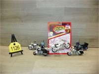 5 State Police / Patrol Motorcycles 1/18