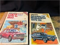 VINTAGE CHILTONS REPAIR AND TUNE UP MANUALS