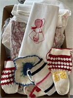 Handmade Crochet Items, Dish Towels, and More