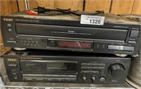 TEAC DISC CHANGER, RECIEVER