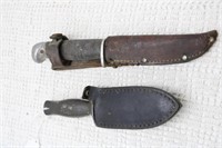 BOOT KNIFE AND HUNTING KNIFE