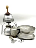 Vintage Aluminum Kitchenware and Cookie
