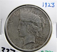 1923 PEACE DOLLAR COIN