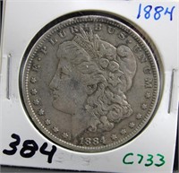 1884 MORGAN DOLLAR COIN