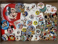 Vintage Mickey Mouse and Friends Buttons and