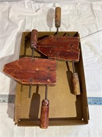 Vintage craftsman wooden clamps