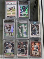 SLAB AND GRADED MLB CARDS