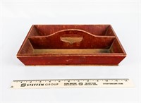 Primitive Wooden Tray (Red)