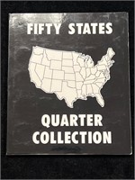 Partially Full 50 States Quarter Collection Book