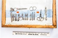 Assortment of Sterling Needle Holders (11),