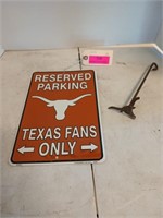 Metal Texas longhorn sign 12x8, Texas longhorns