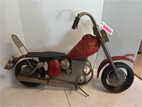 Metal motorcycle 20x32