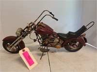 Metal motorcycle 19x9