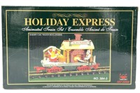 New Bright Holiday Express Animated Train Bakery