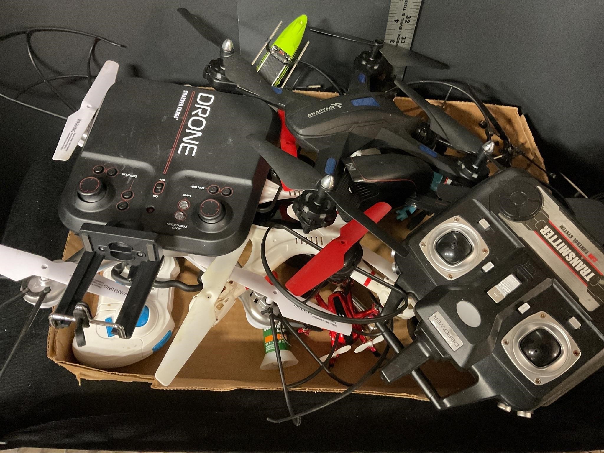 Flat of parts drones