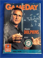1990 Browns vs Dolphins Program