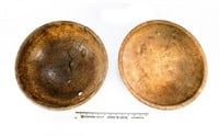 (2) 13" Wooden Bowls