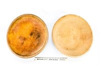 (2) 14" Wood Bowls