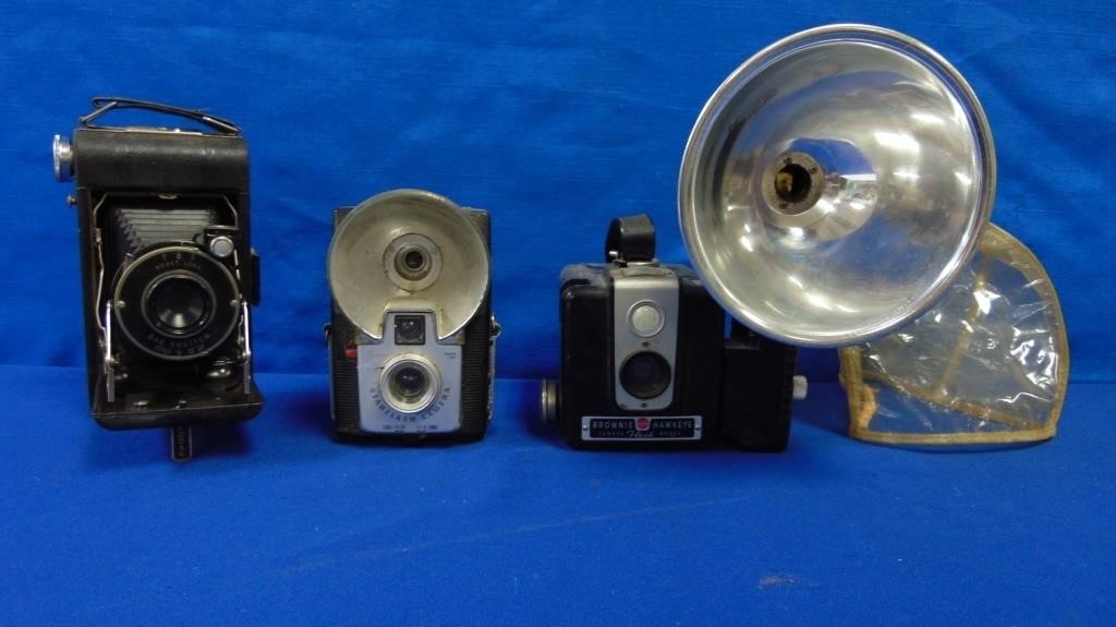(3) Vintage Kodak Cameras