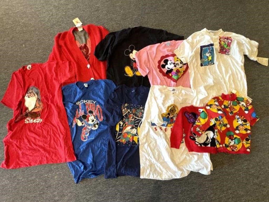 (2) Vintage Mickey Mouse Kids Long Sleeves