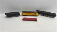 (4) HO scale trains: (3) engines, conditions as