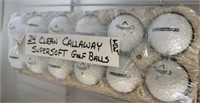 24 CALLAWAY SUPERSOFT RECOVERED GOLF BALLS