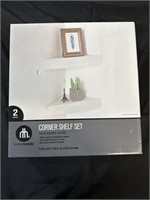 2 pc Corner Shelf