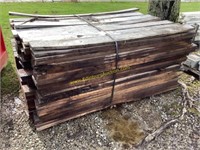 E.. 1” thick 78” long walnut lumber