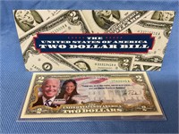 $2 Colorized Joe Biden/ Kamala Harris note