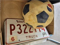 LICENSE PLATES, BALL