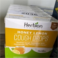 GROUP HERBION HONEY LEMON COUGH DROPS