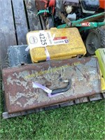 E. Miscellaneous tools and (3) boxes