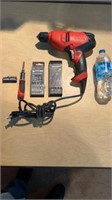 Black and Decker Electric Drill and Extras works