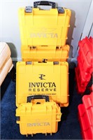 (4) Invicta Watch Diver Storage Boxes