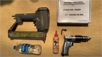 Senco SKS Nailer and Central Pneumatic Air Drill