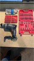 Craftsman Electric Drill with Extras works