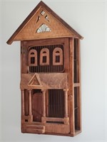 Hand Crafted Hut Bird Cage 12x27