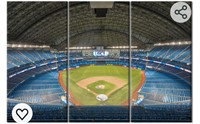 Wall Art MLB Stadium Multi Panel Canvas - 40x60