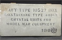 Crystal Units Navy Type 10527 Box