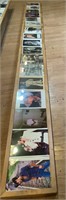 Approx 12' Frame w/Asst Pictures from Pool Room