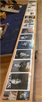 Approx 12' Frame w/Asst Pictures from Pool Room