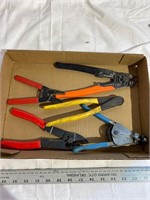 Flat of wire strippers