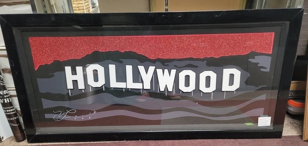 11 - SIGNED NEIL LOEB "HOLLYWOOD" MIXED MEDIA