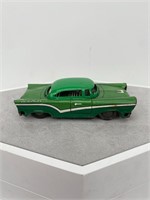 Vtg Japan Tin Litho Friction Fairlane 500 Toy Car