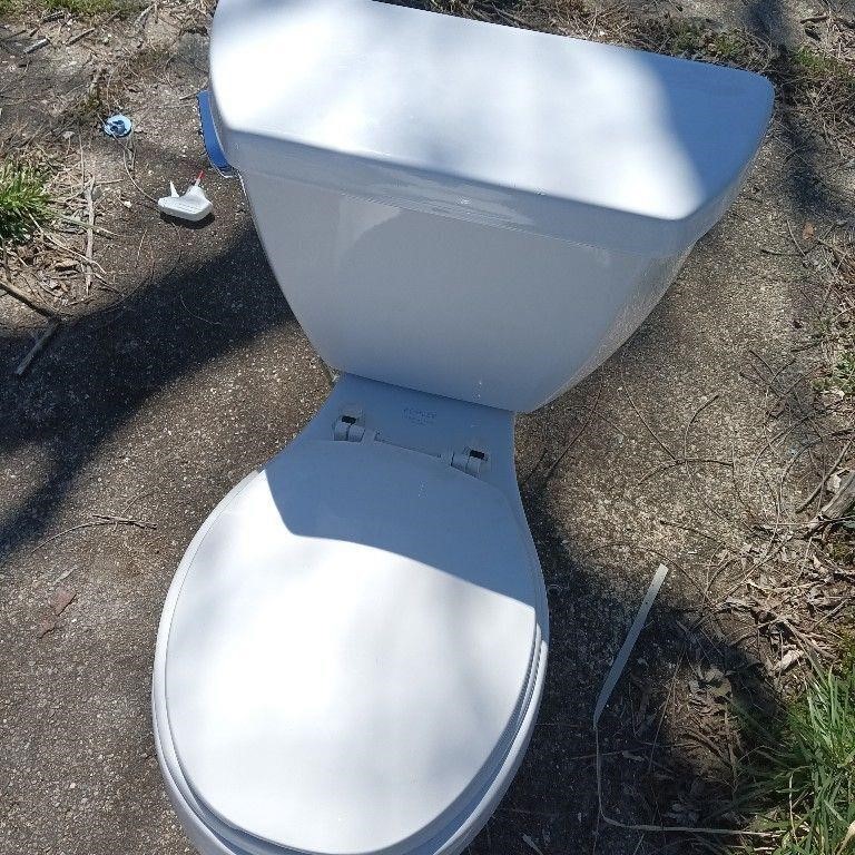 White working toilet